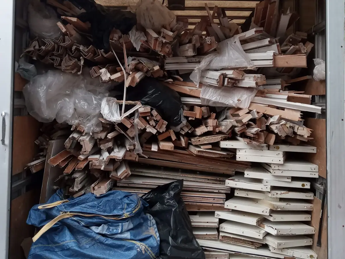 Waste recycling work completed by LIT Waste